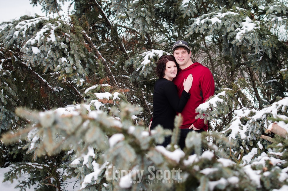 Woodstock Winter Engagement with Ben and Brooke