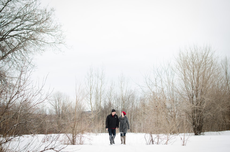Woodstock Winter Engagement with Ben and Brooke