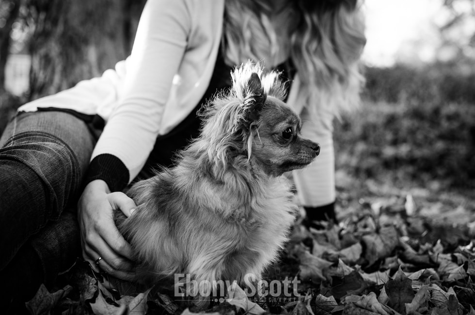 Sarah and Cubby in the Fall