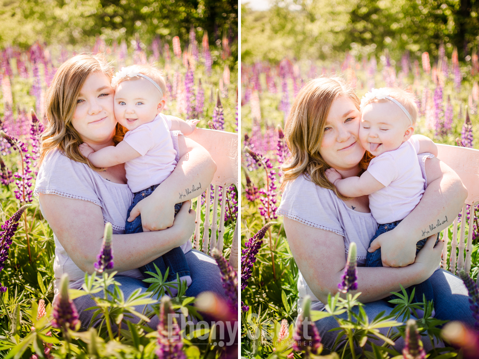 Mommy and Me Portraits of Lila Jane