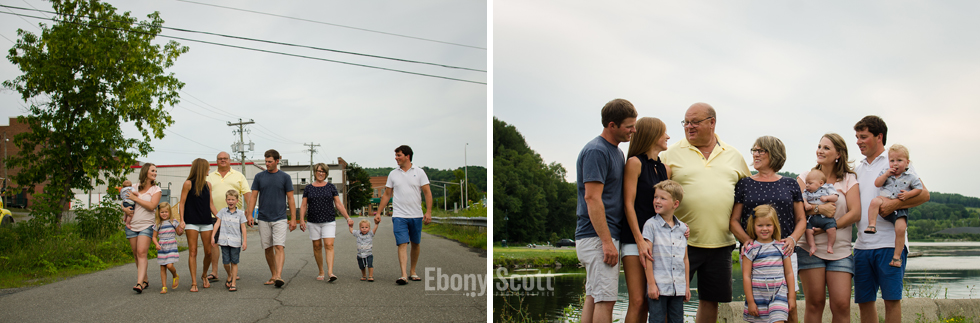 Generational Family Session in Woodstock New Brunswick